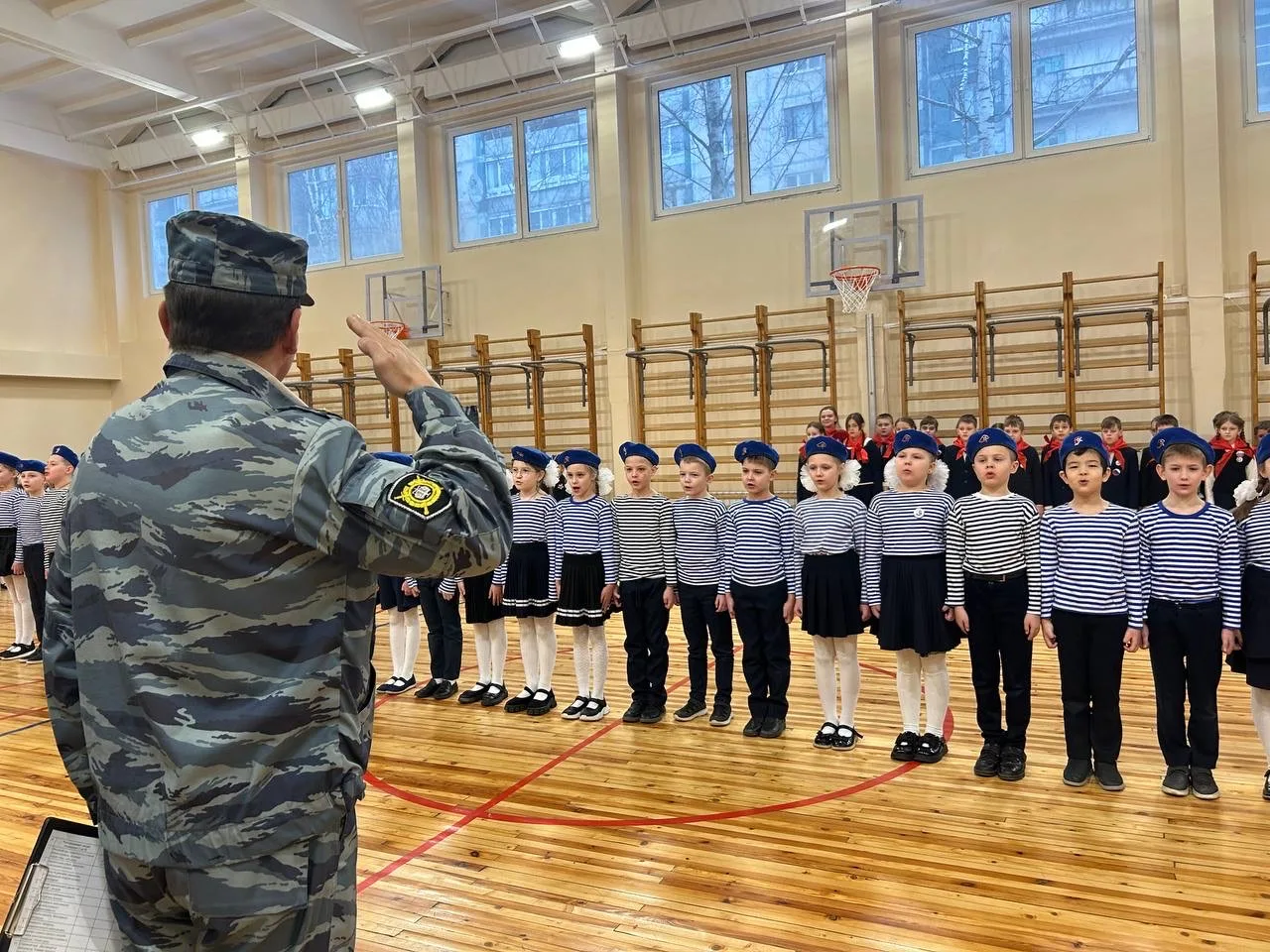20 февраля в нашей школе состоялся смотр-конкурс строя и песни, посвящённый Дню защитника Отечества.
