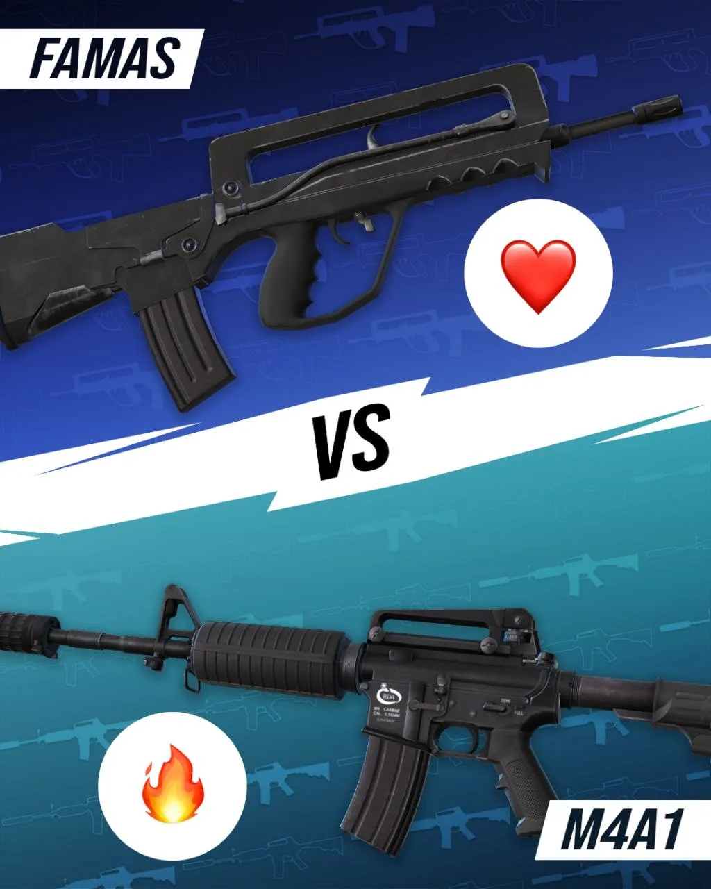 💫 Кто выйдет в финал? Начинается решающая битва между Famas и M4A1!