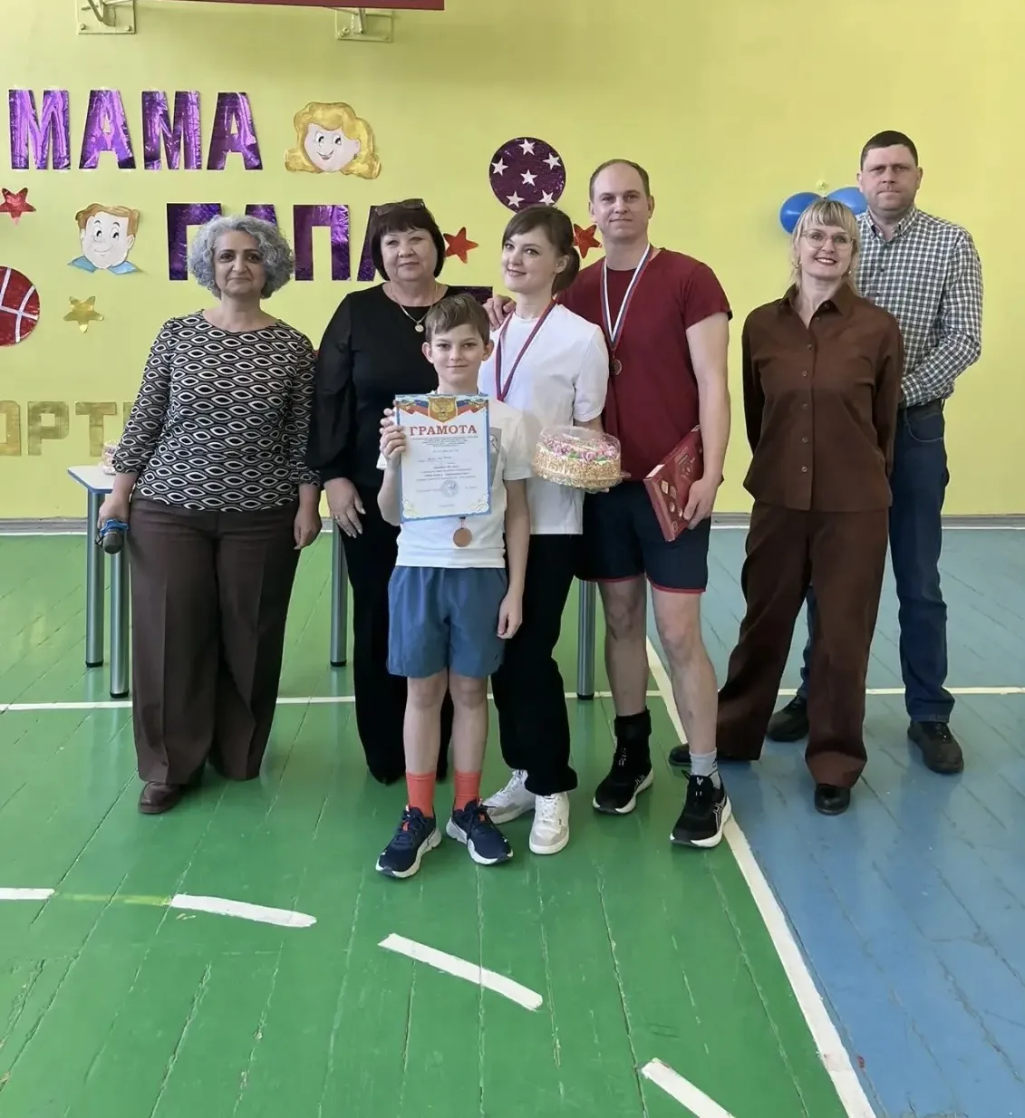 #СШ12_СубботаПраздник #СШ12_ПапаМамаЯ_СпортивнаяСемья #СШ12_НашиДети_и_РодителиЛучшие 🏆 Семья, спорт