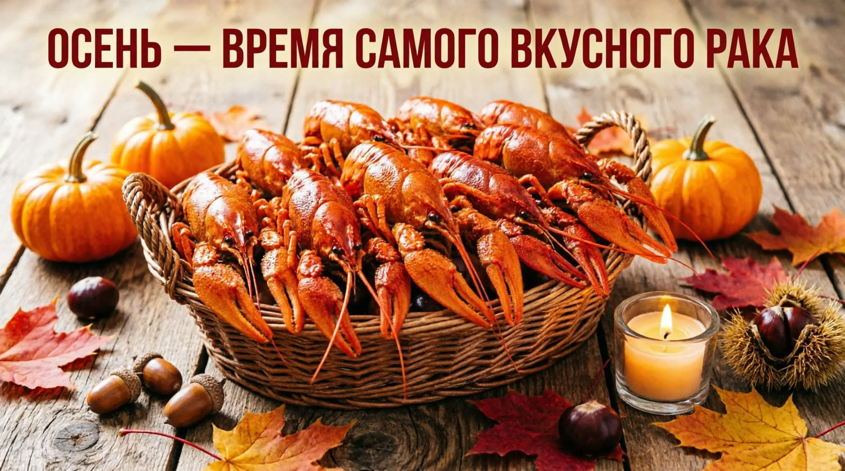 Почему гурманы ждут именно ОСЕНЬ, чтобы заказать рака? Раскрываем главный секрет! 🍂