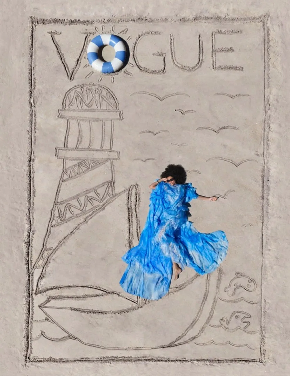 Посмотрите, какая чудесная обложка обложка Vogue Portugal 

Работа фотографа Луиса Монтейро.