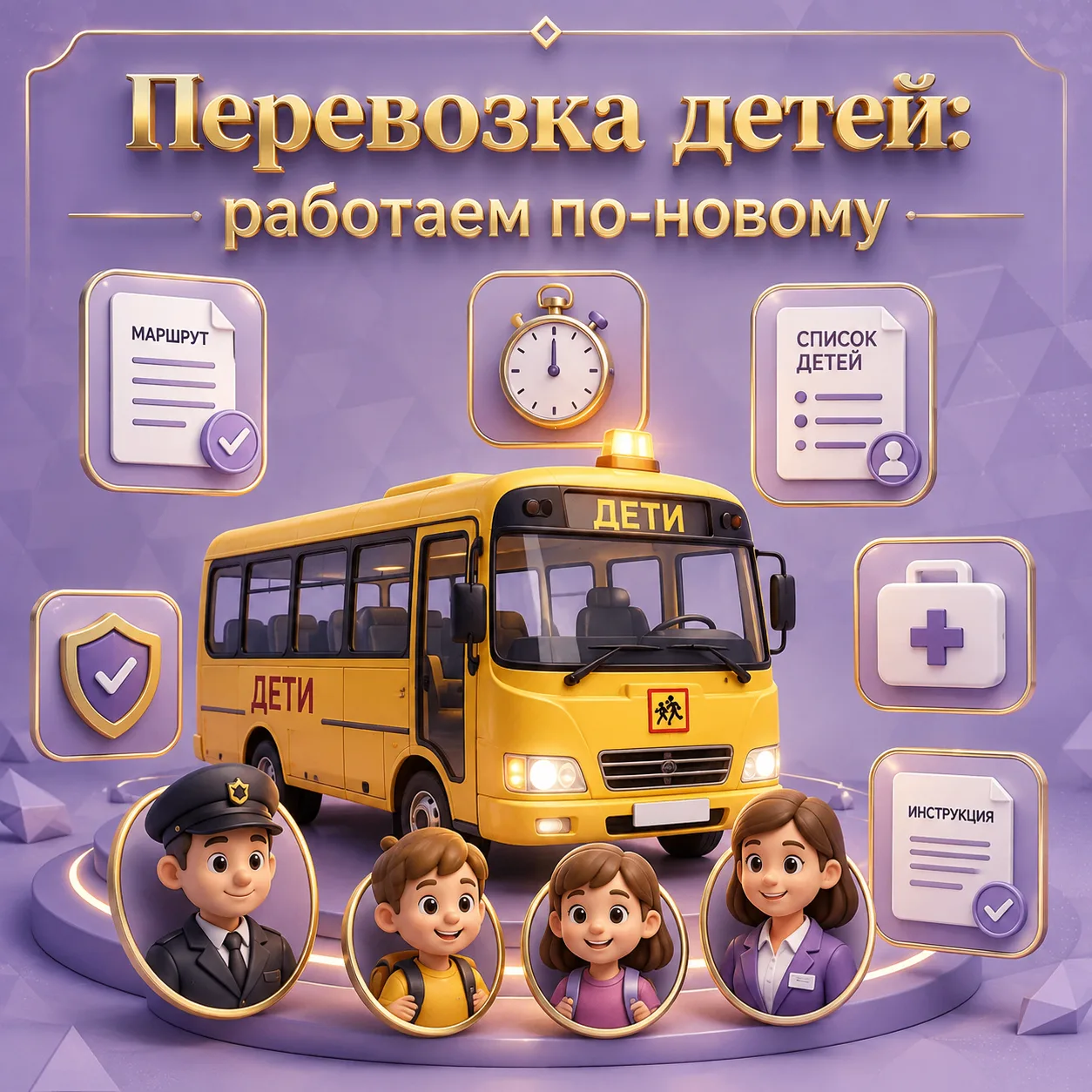 🚌 С 1 сентября меняются правила перевозки детей автобусами