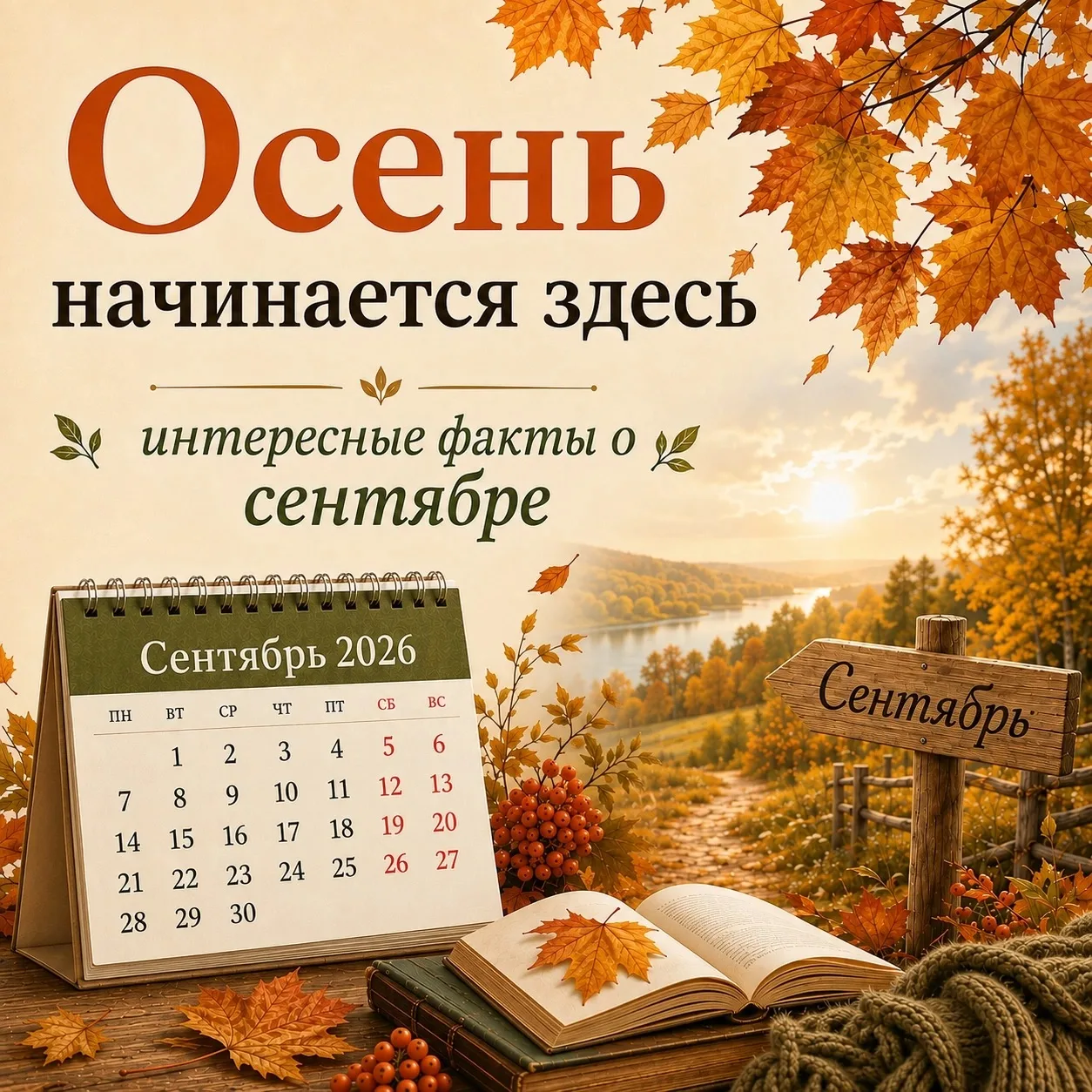 🍂Сентябрь — удивительный художник. Он нежно трогает листья золотом, наполняет воздух с...