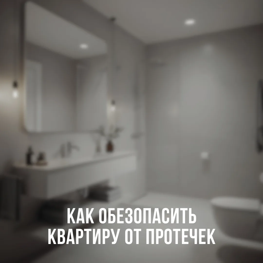 Что может предпринять каждый собственник, чтобы избежать протечек воды в квартире?