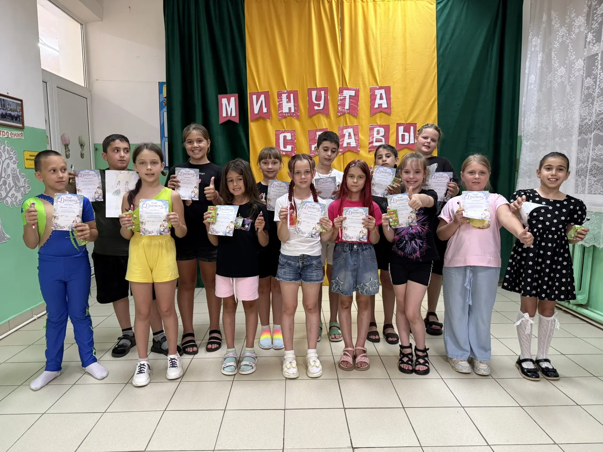 🌟Сегодня ​в лагере дневного пребывания «Орленок» прошел дружеский конкурс «Минута слав...