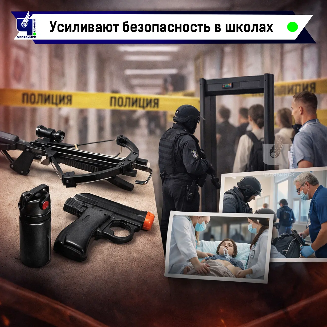 ⚠ После ЧП в школе усилят безопасность по всей области