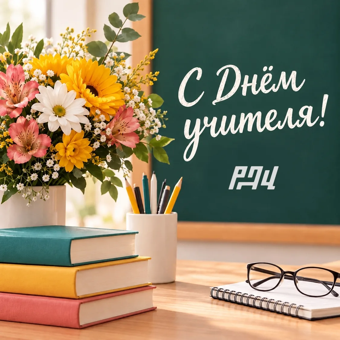 С Днём учителя! 🧡