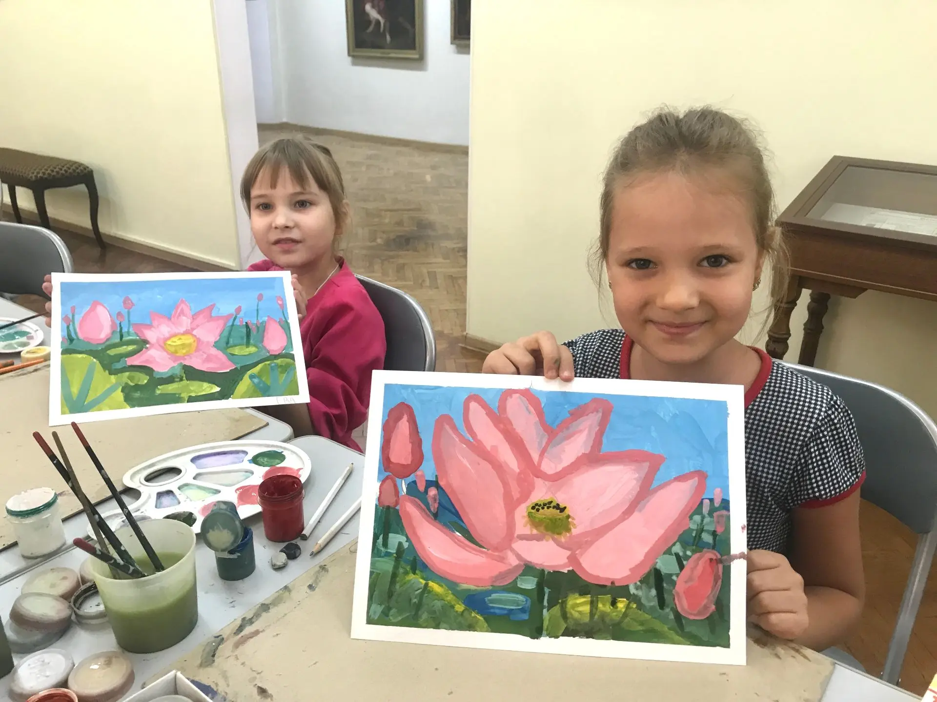 Рисуем «Астраханский лотос» акварелью🌸