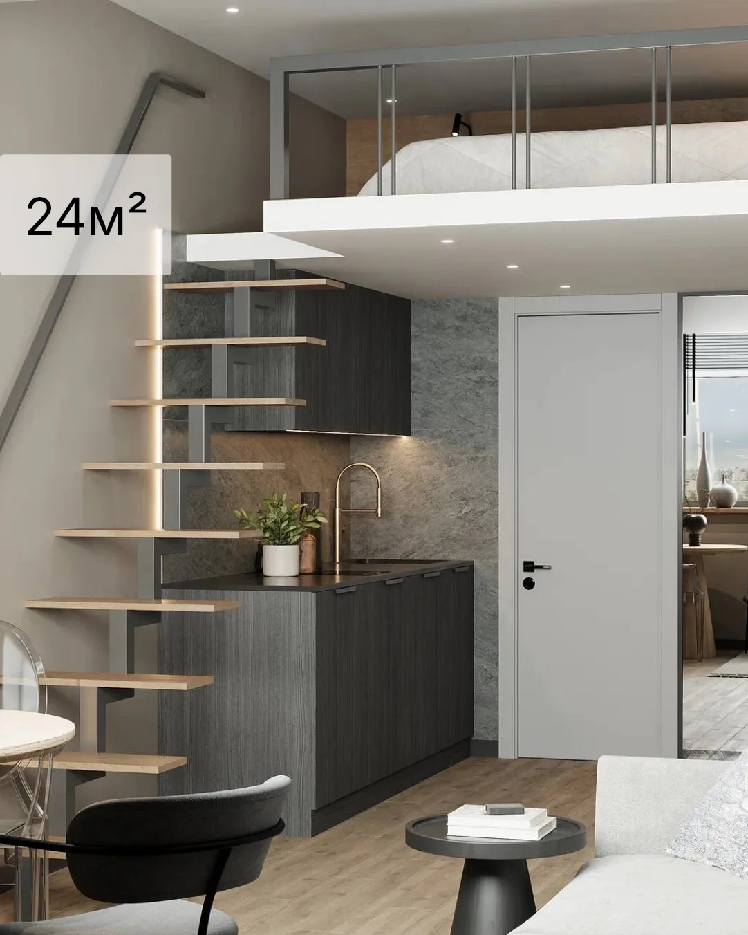 24 м² коммерческие апартаменты в центре  Москвы  
• Автор проекта: 
Екатерина Расулова
ТГ личка: kat