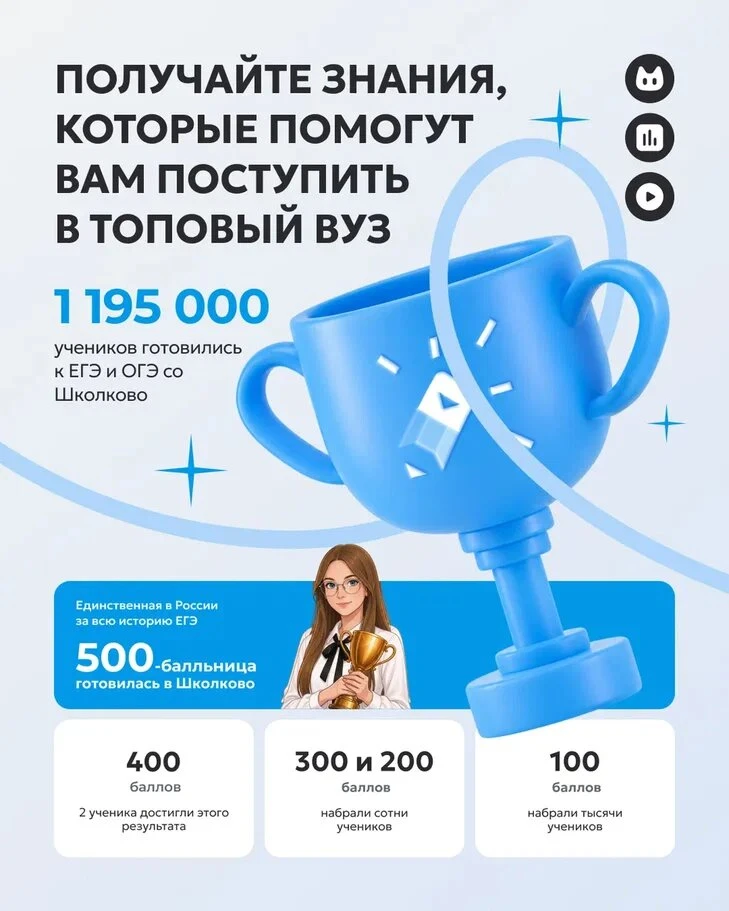 Готовим к ЕГЭ, ОГЭ и олимпиадам в Школково на результат!