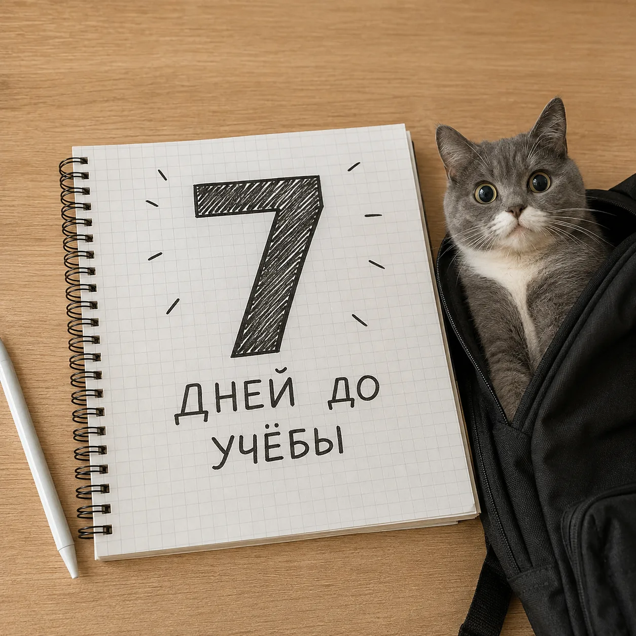 ⏳ До нового учебного года — 7 дней!