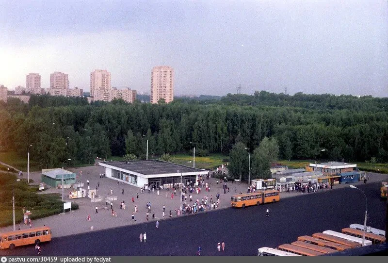 Метро Речной Вокзал, южный вестибюль 1985