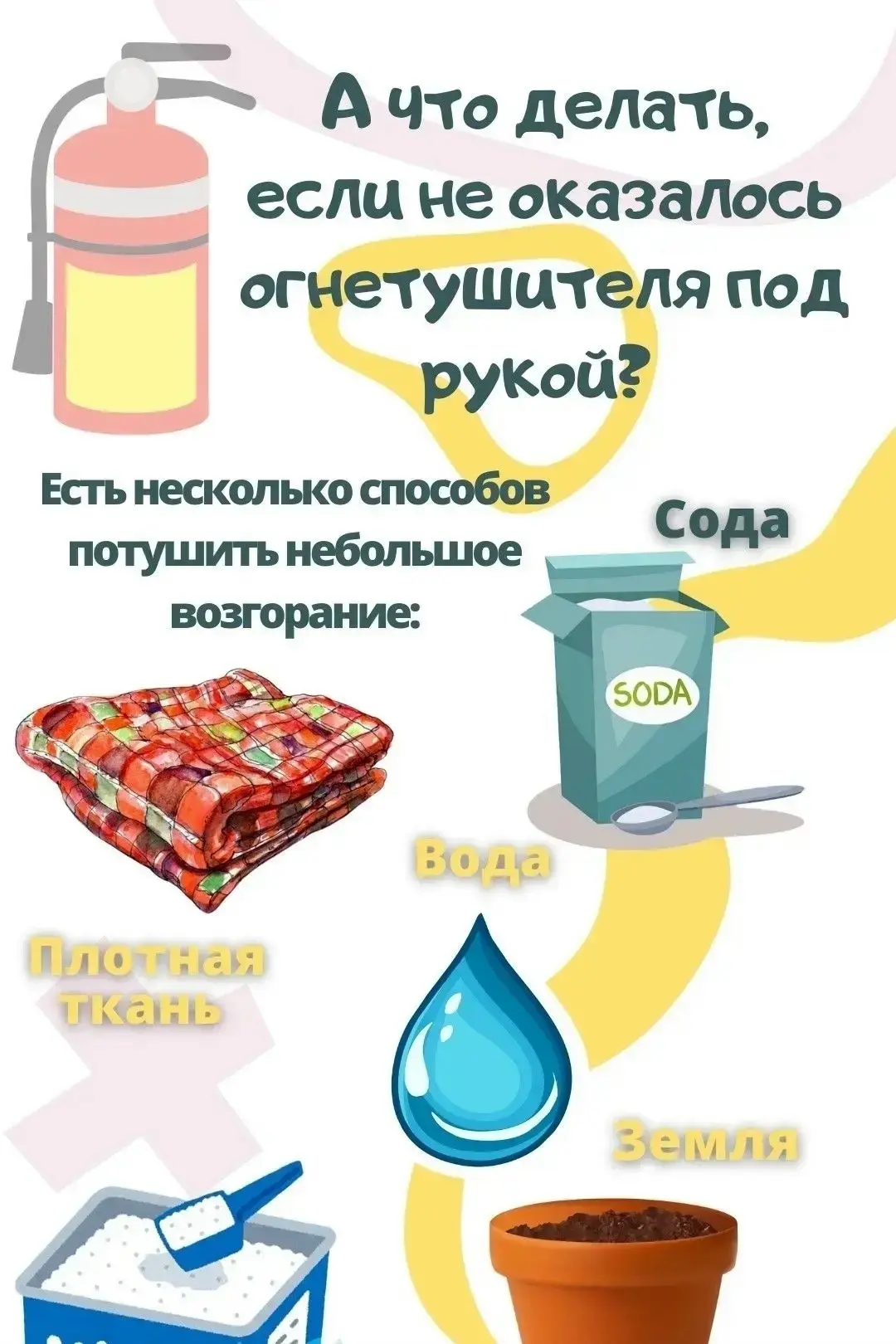 🚨 НЕТ ОГНЕТУШИТЕЛЯ? НЕ РАСТЕРЯЙСЯ – ВОТ 4 СПАСАТЕЛЬНЫХ ШАГА! 🚨