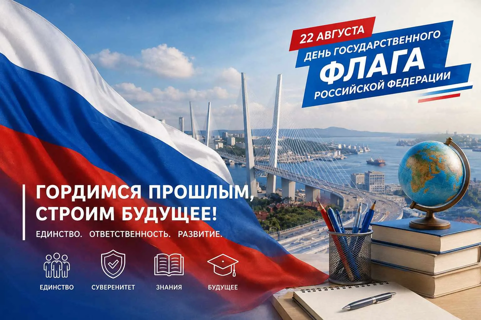 🇷🇺 Поздравление Эльвиры Шамоновой с Днём Государственного флага России