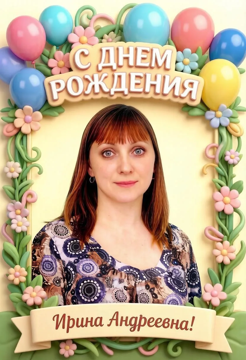 Сегодня мы поздравляем с днем рождения Ирину Андреевну — воспитателя группы раннего возраста!

Работ