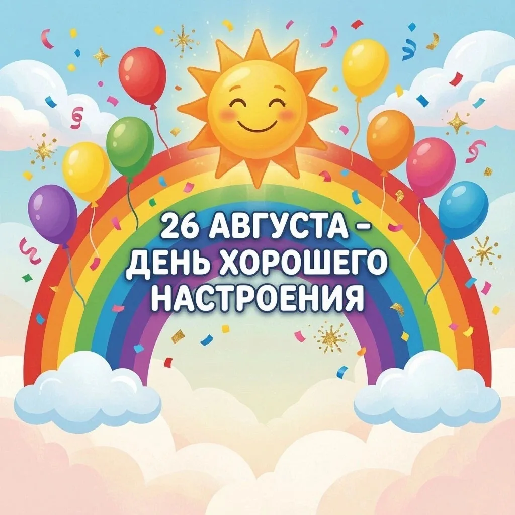 🎉 26 августа — День хорошего настроения! 🎉