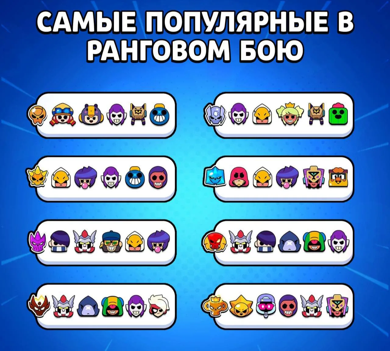 🎖️ Лучшие для Рангового боя