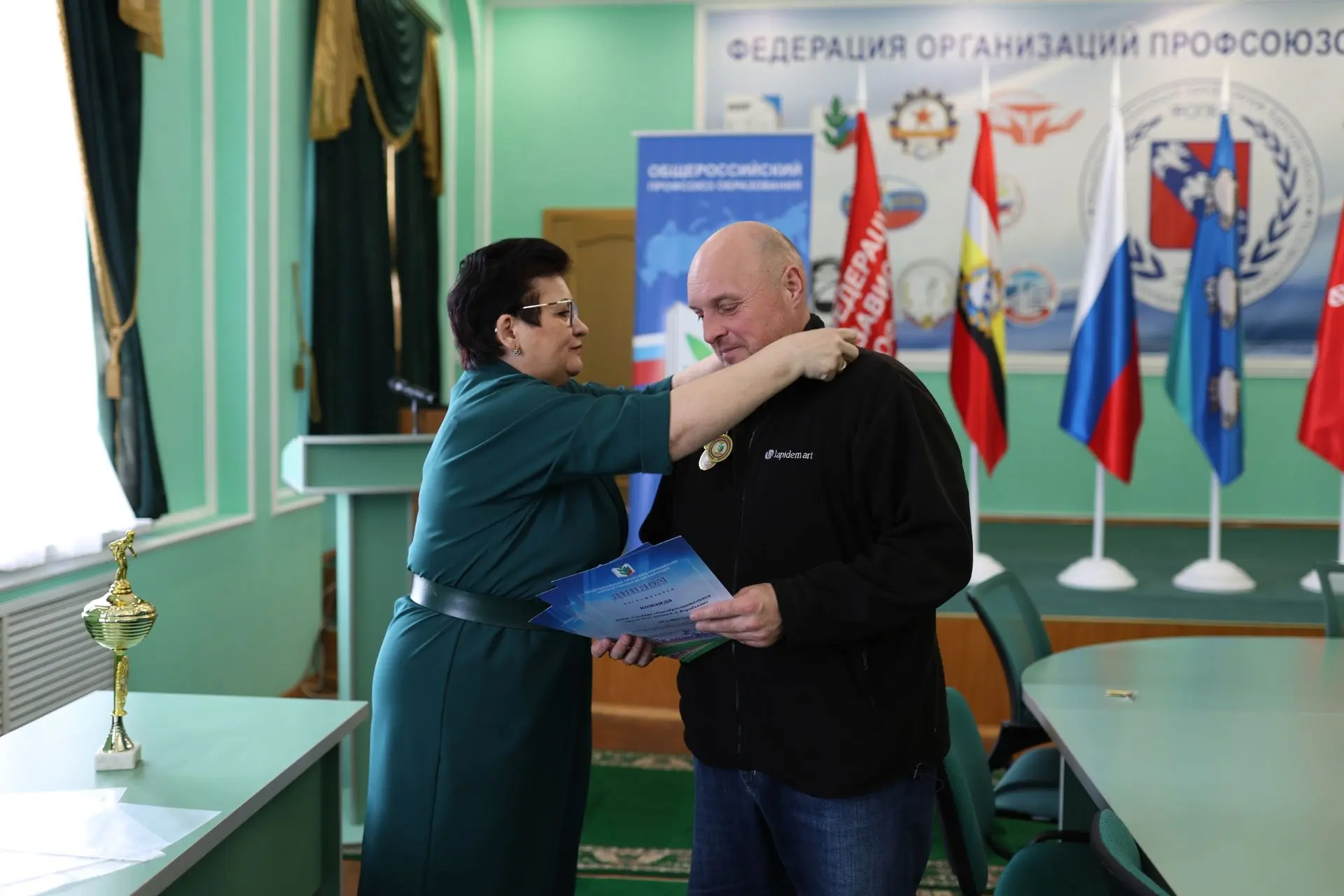 В Курске наградили призёров турнира по настольному теннису среди педагогов  В Доме профсоюзов состоя