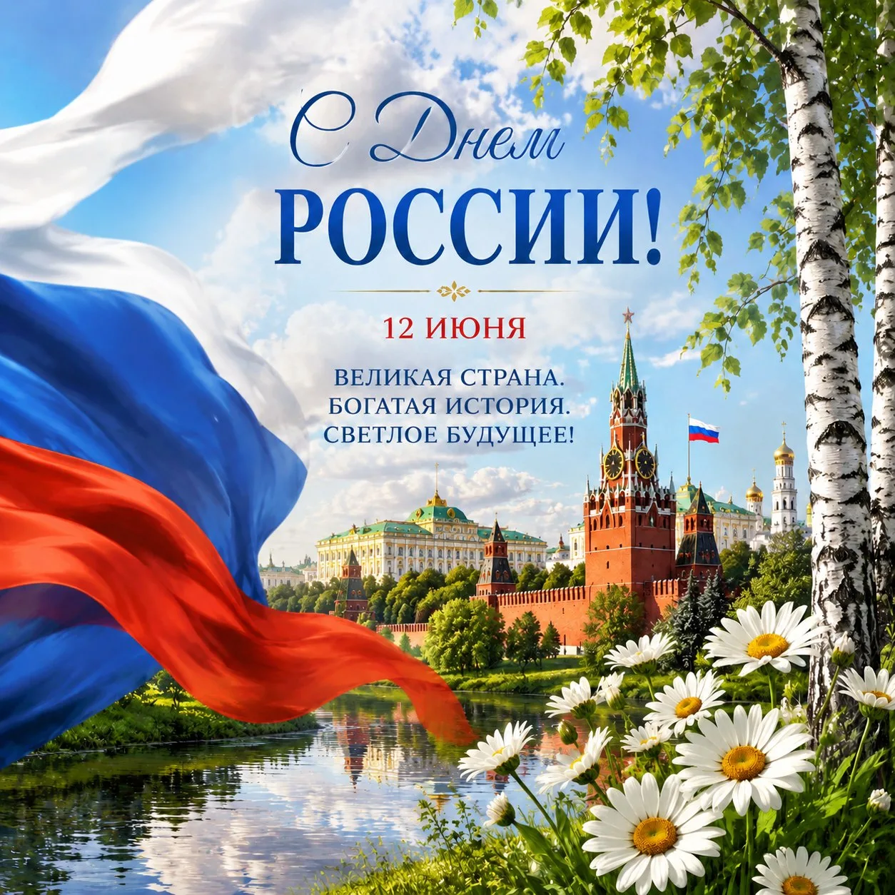 🇷🇺 С Днём России! Мира, добра и процветания нашей Родине!
