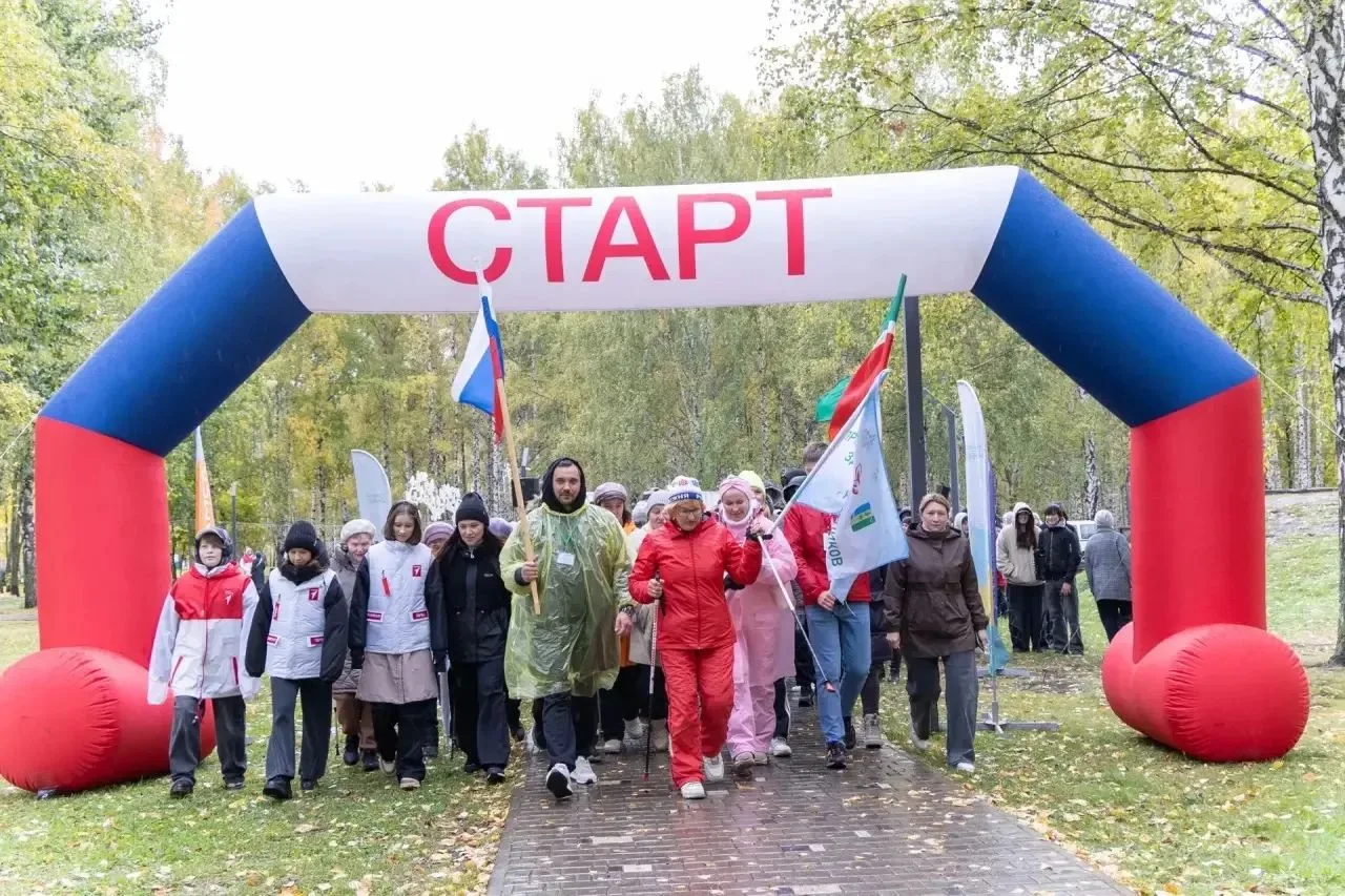 📰 Более 400 нижнекамцев приняли участие во Всероссийской акции «10 000 шагов к жизни»