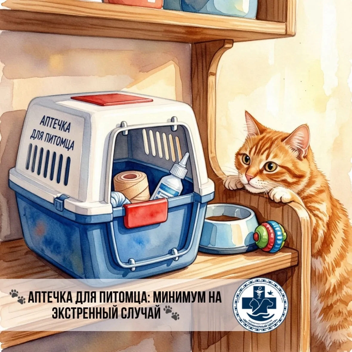 Соберём с вами базовую аптечку — она выручит при травме или недомогании.