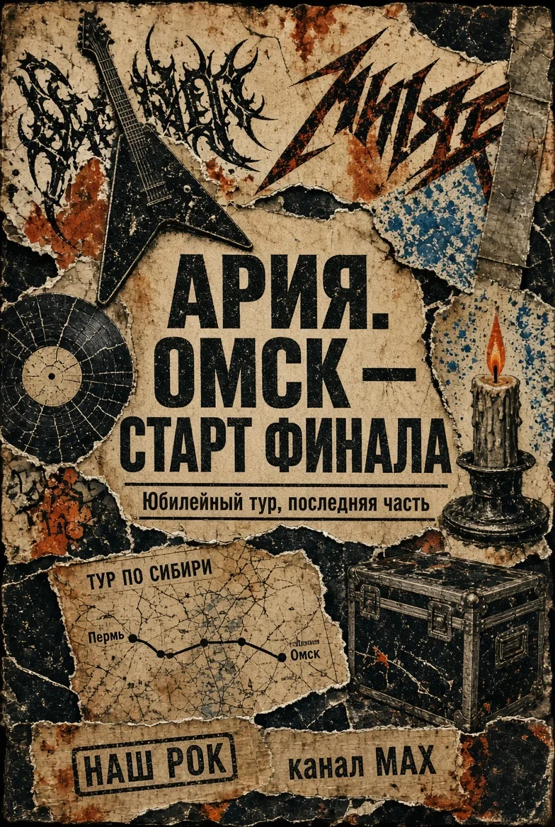 Ария открывает финальную часть юбилейного тура. Сегодня — Омск