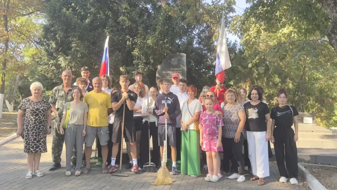 В сельском округе Абрау-Дюрсо прошёл большой субботник!