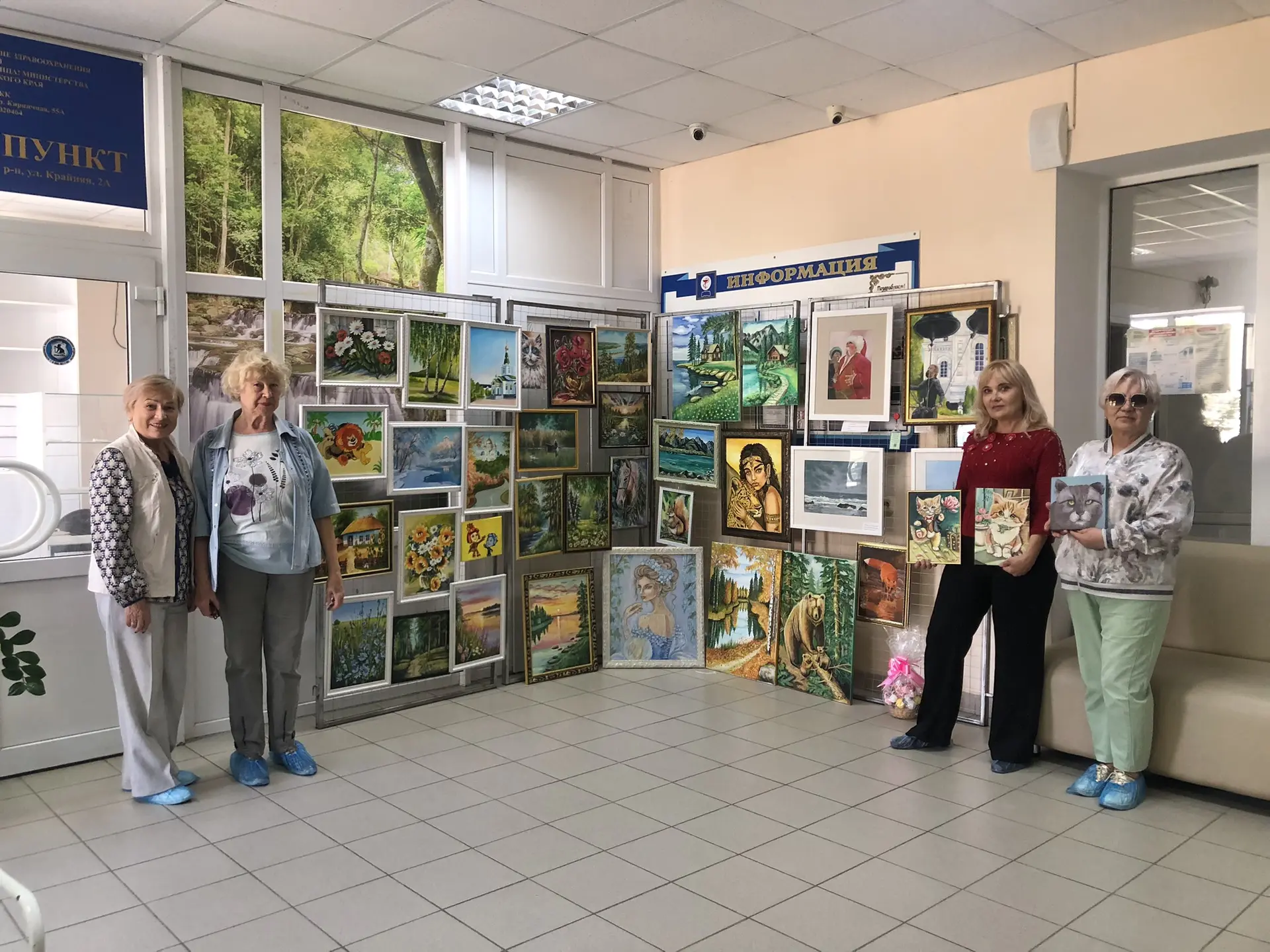 ⚡️ Впервые в больнице: выставка динских художников