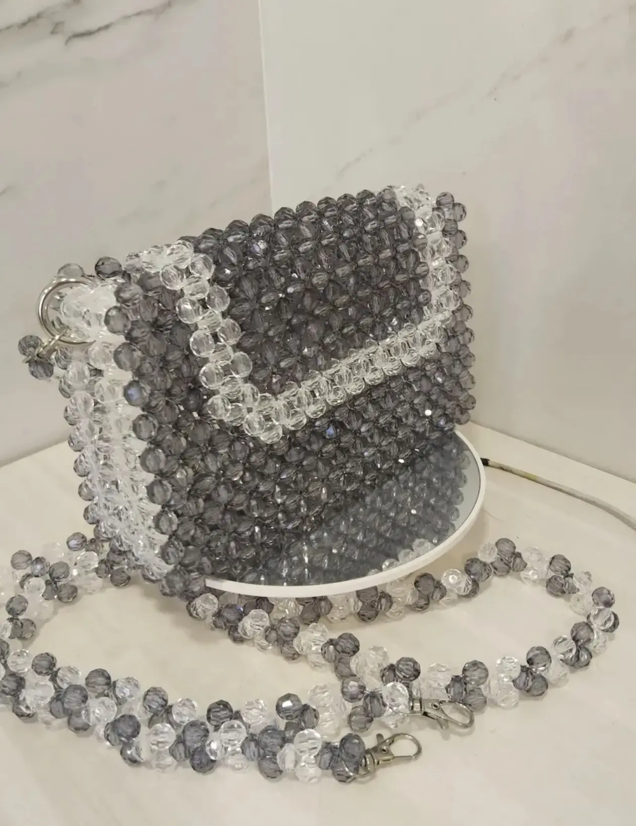 сумка ручной работы из бусин
