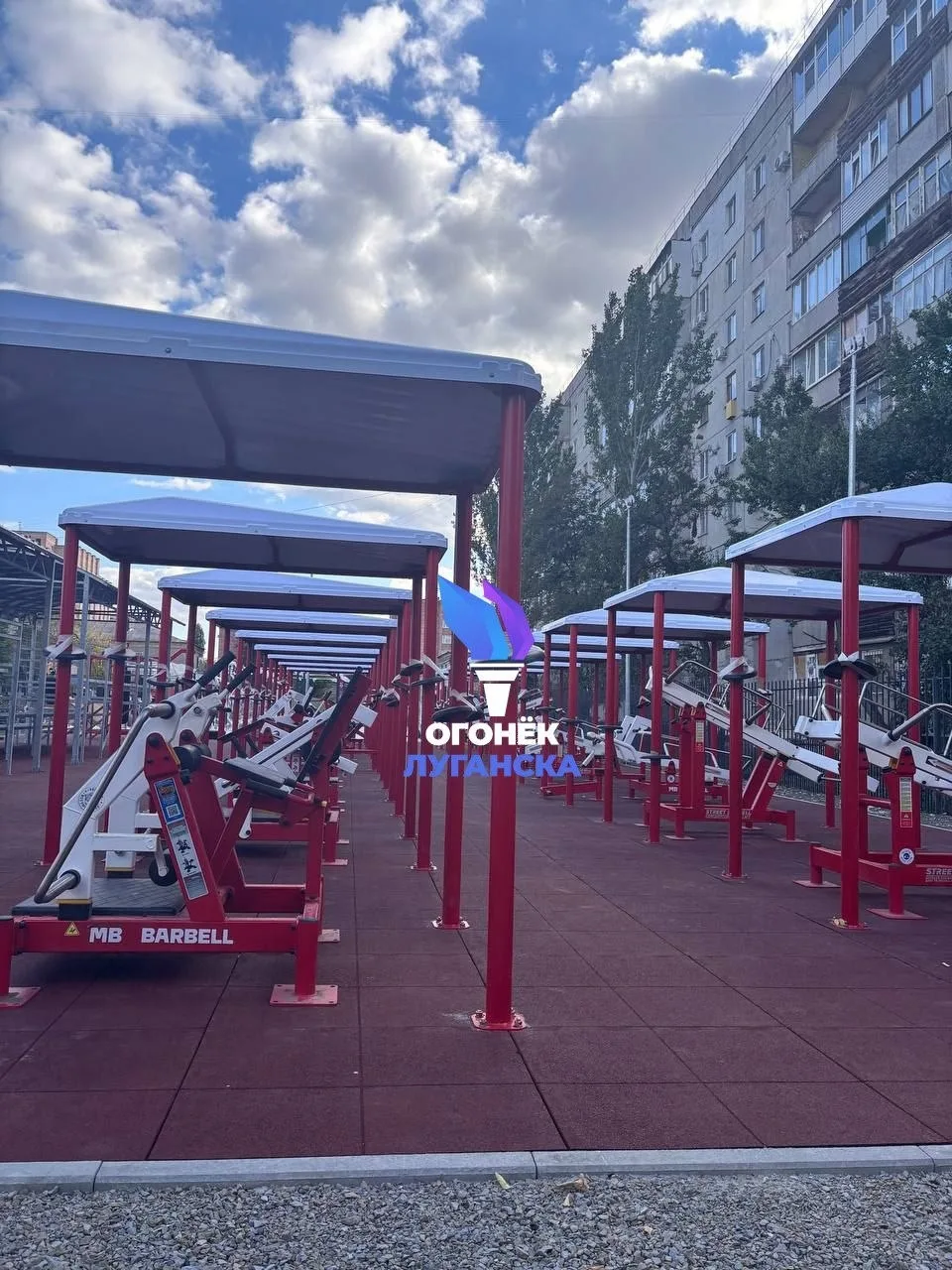 💪 На спортплощадке Педуниверситета установили новые тренажёры
