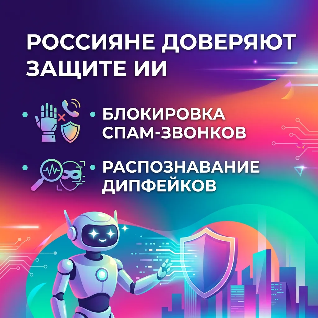 Короче, россияне всё активнее доверяют защиту от мошенников искусственному интеллекту. ...