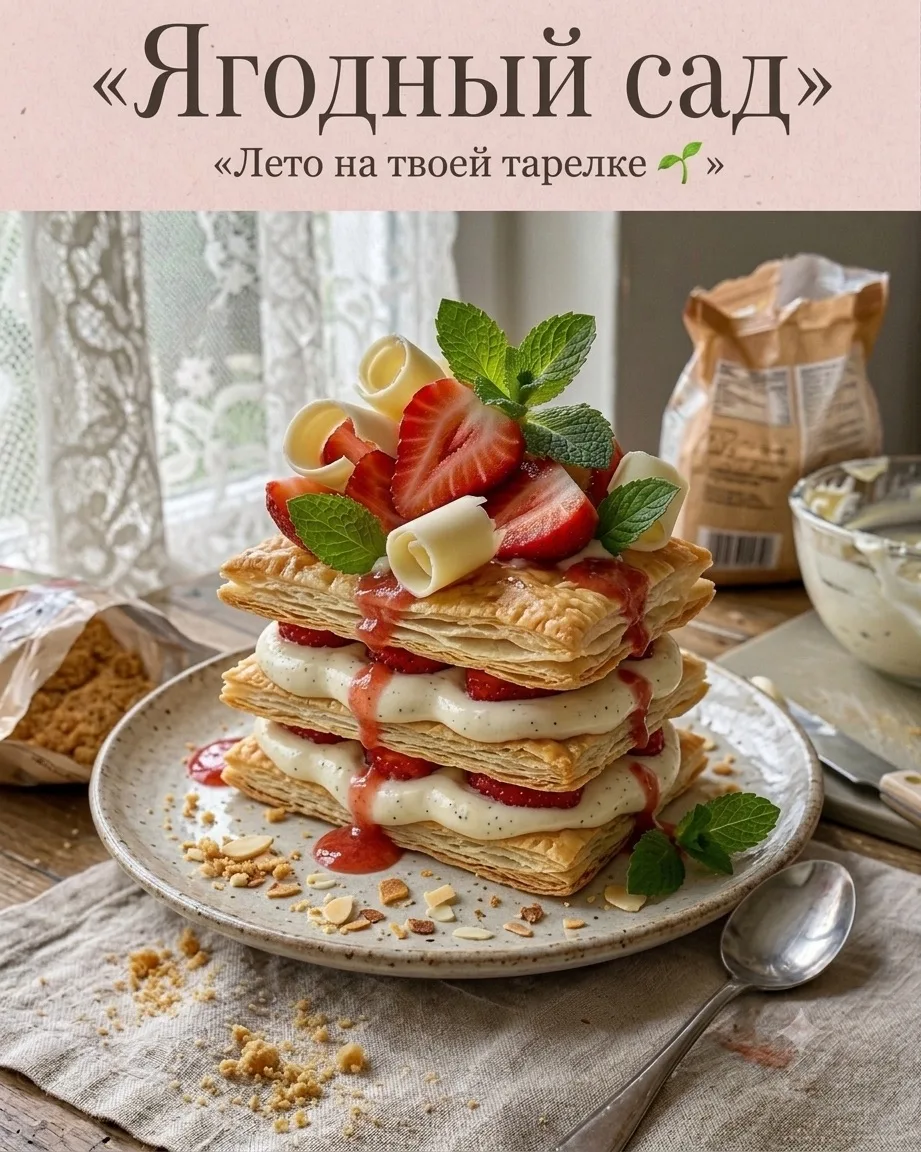 🍓 Мильфей «Ягодный сад»