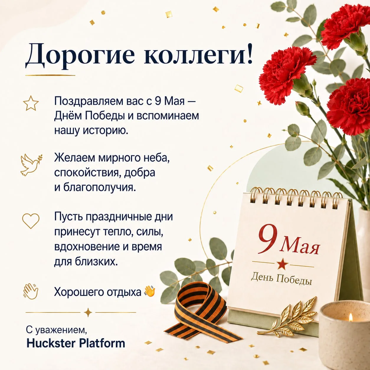 С уважением, Huckster Platform