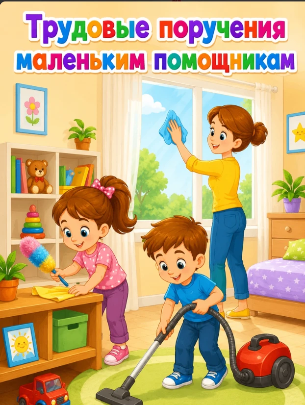 Трудовые поручения маленьким помощникам
Памятки для родителей и консультация по воспитанию трудолюби