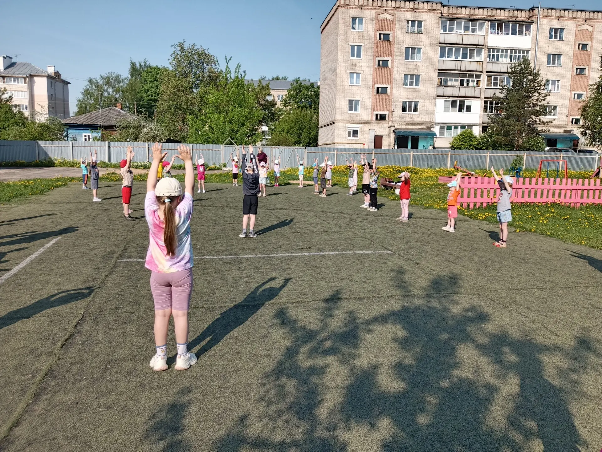 💥💥💥 Утренняя зарядка на свежем воздухе - заряд бодрости и отличного настроения!