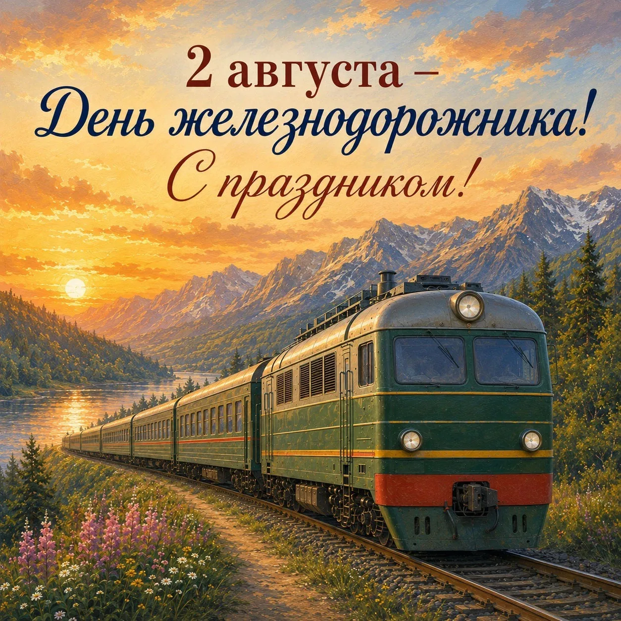 🚂 С Днём железнодорожника! 🎉