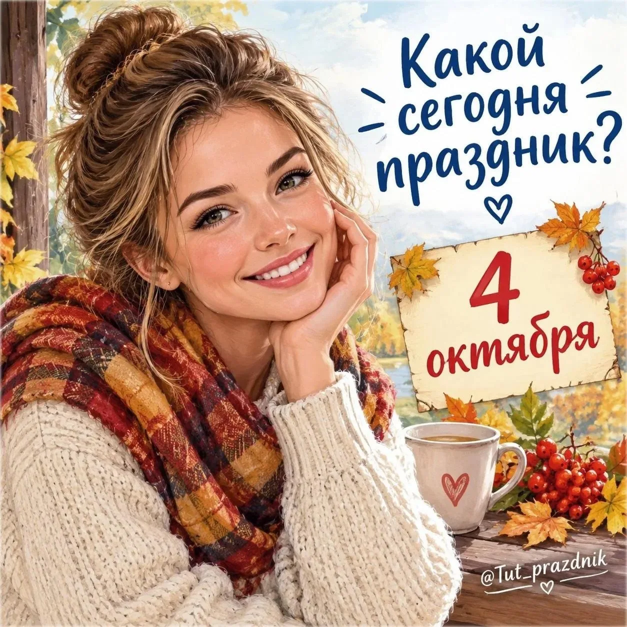 🗓 4 октября – отмечается 23 праздника.
