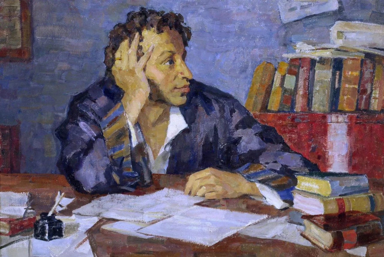 Знаешь ли, что обо мне говорят в соседних губерниях? Вот как описывают мои занятия: Как Пушкин стихи