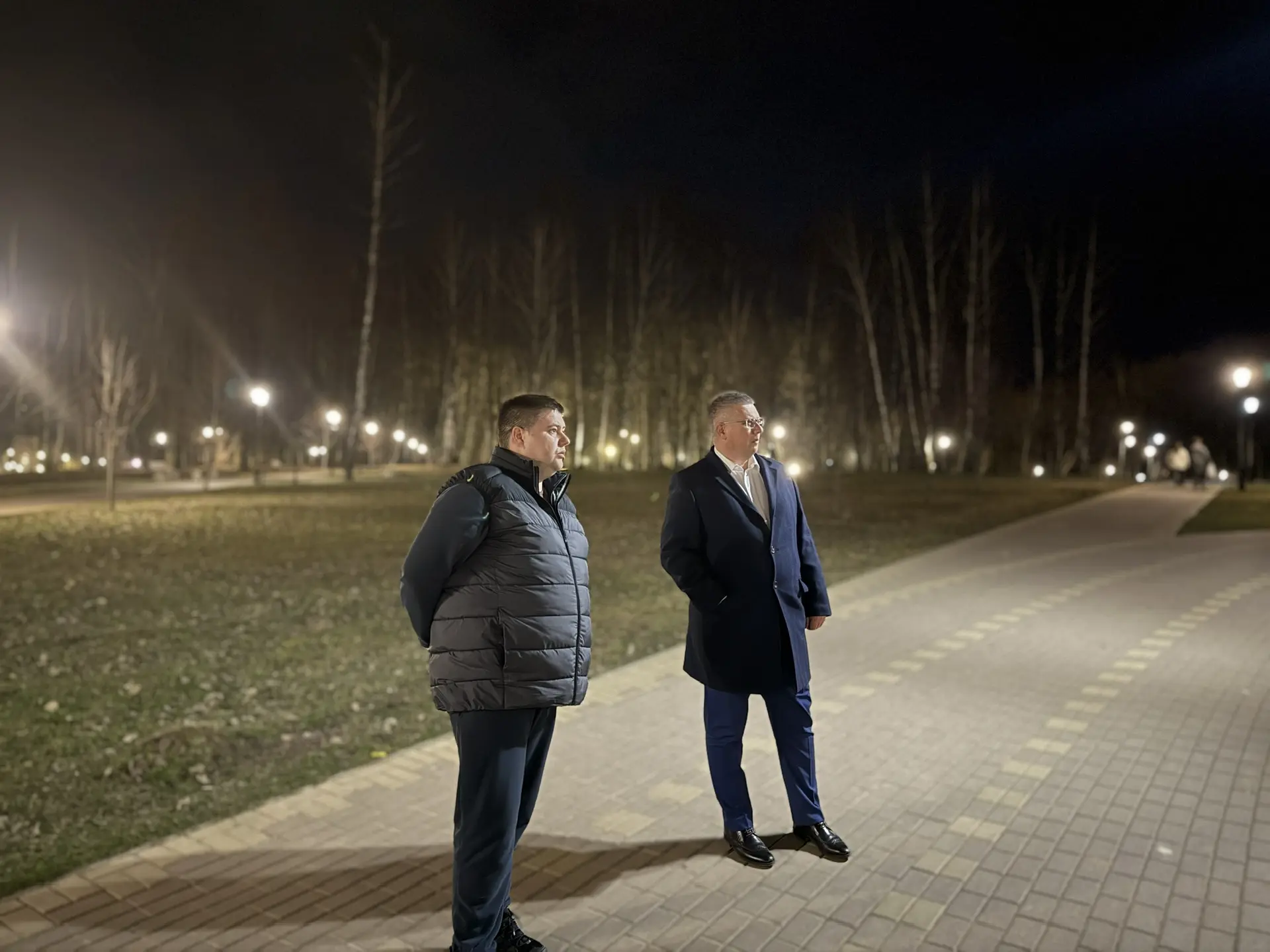 В преддверии субботнего объезда парков и скверов, сегодня в ночной объезд посетил Реадовский парк, «