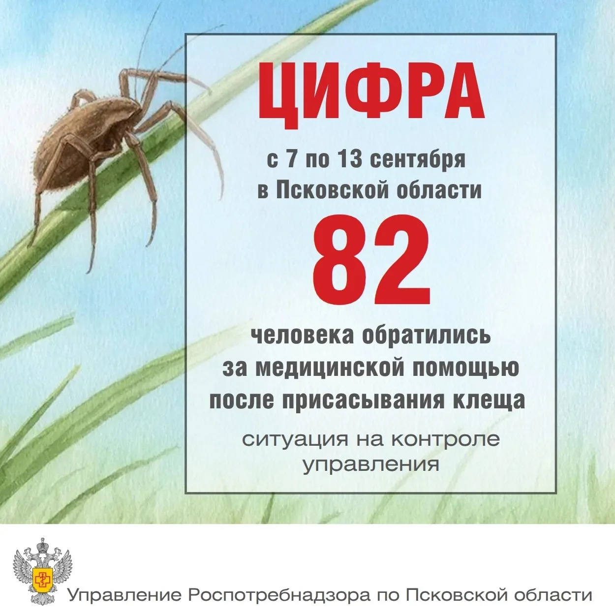 С начала сезона 2222 человека обратились в медицинские организации Псковской области с ...