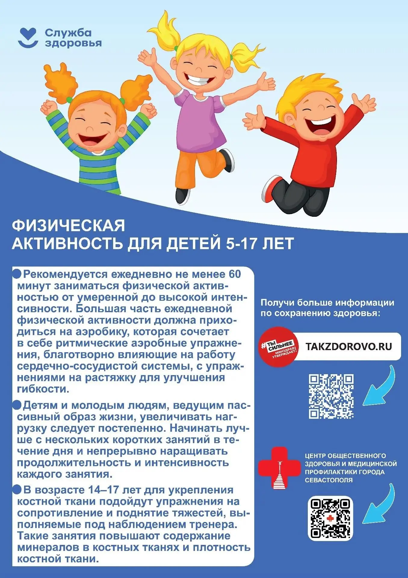 Физическая активность и спорт для детей: залог здоровья и успеха!