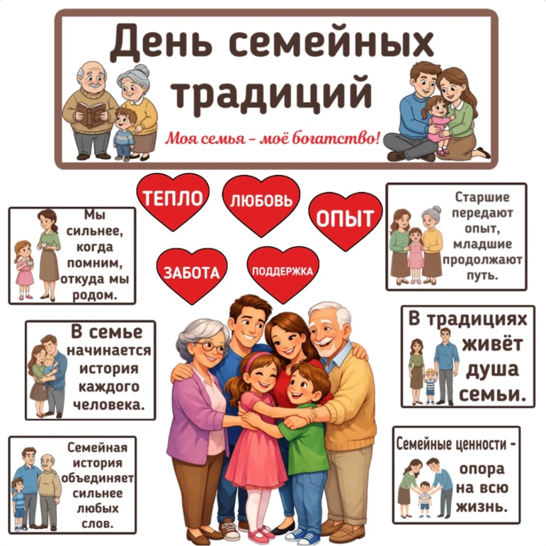 🎉 День семьи, любви и верности — повод собрать всех самых дорогих рядом!
 💖 8 июля — идеальный ден