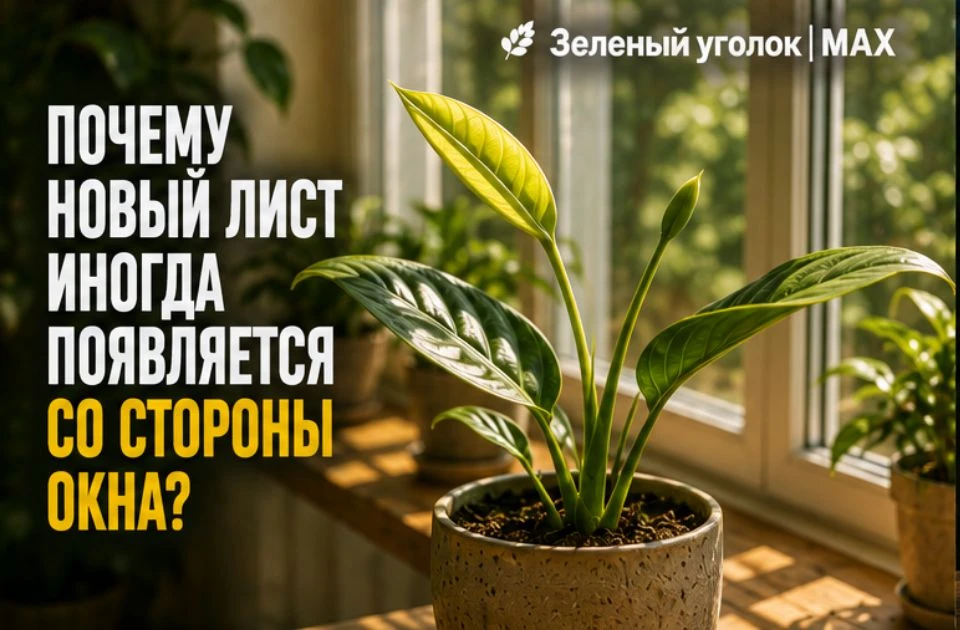 ☀️ ПОЧЕМУ НОВЫЙ ЛИСТ ИНОГДА ПОЯВЛЯЕТСЯ СО СТОРОНЫ ОКНА?