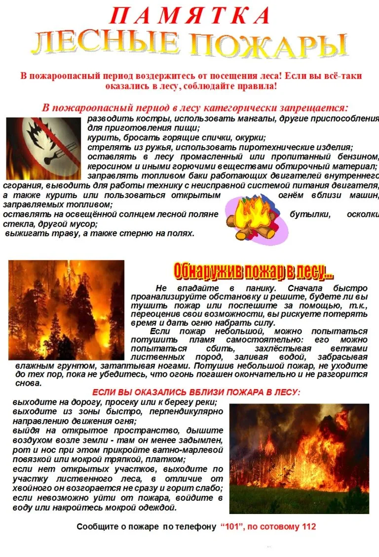 В жаркое время года вероятность возникновения возгораний на природе и в помещении возрастает, наклад