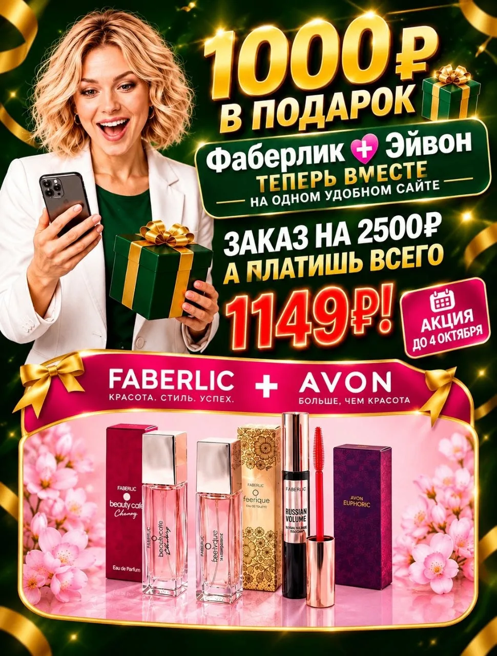 Дарю промокод 1000 ₽ на первый заказ. Например, при заказе на 2500 ₽ к оплате будет все...