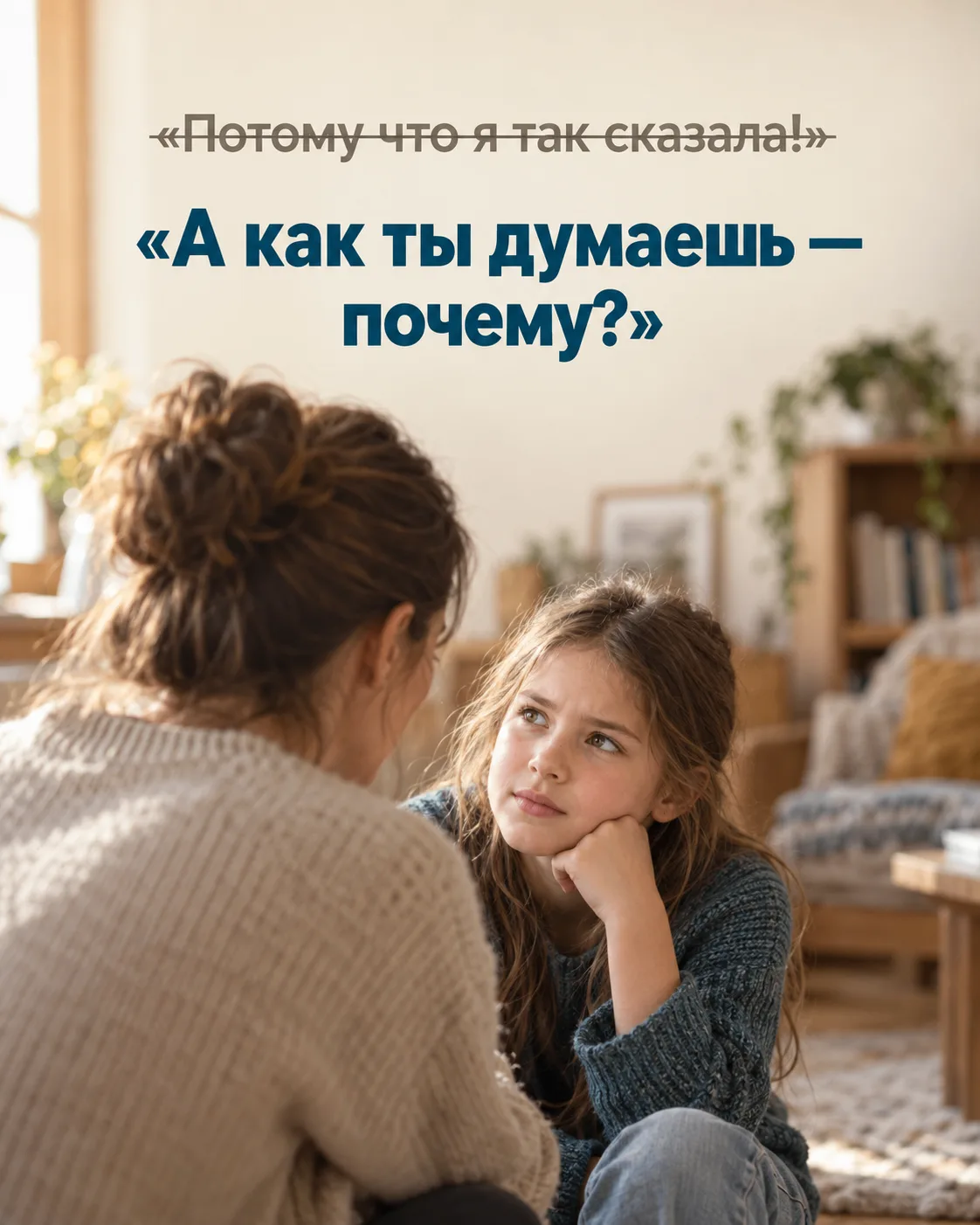 «Потому что я так сказала!»