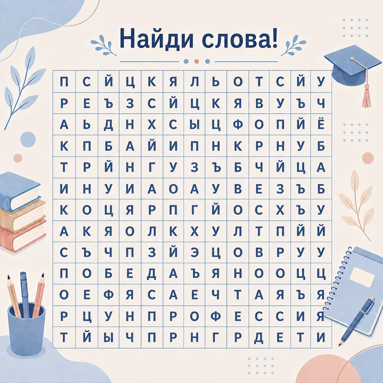 🔎Найдите слова!