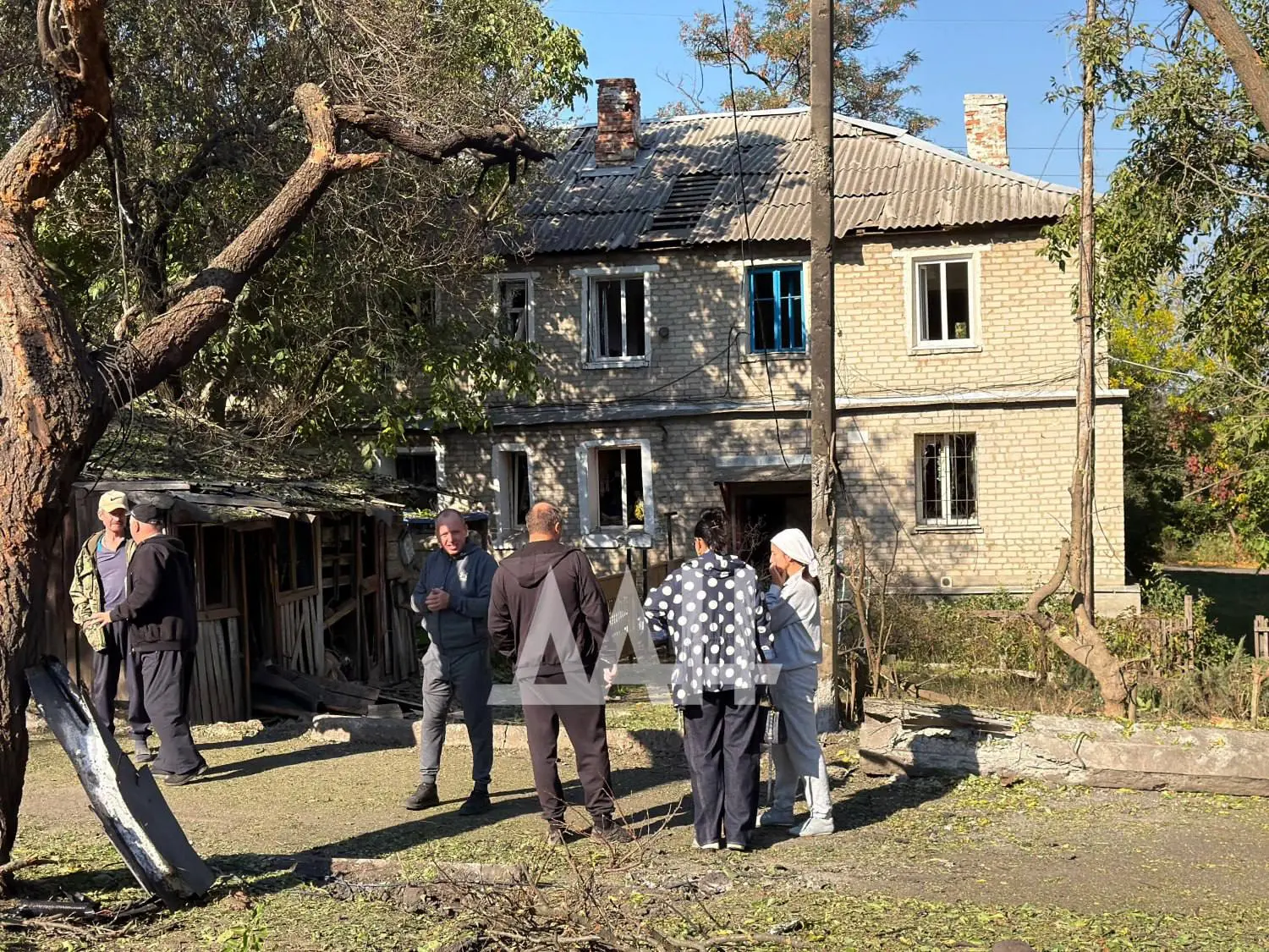Ещё последствия ночной атаки БПЛА в Будённовском районе Донецка