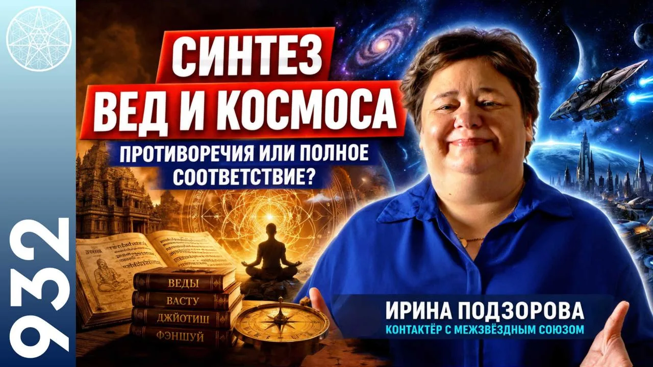 #932 О противоречиях между ведическими знаниями и информацией от Межзвёздного Союза. Синтез учений.
