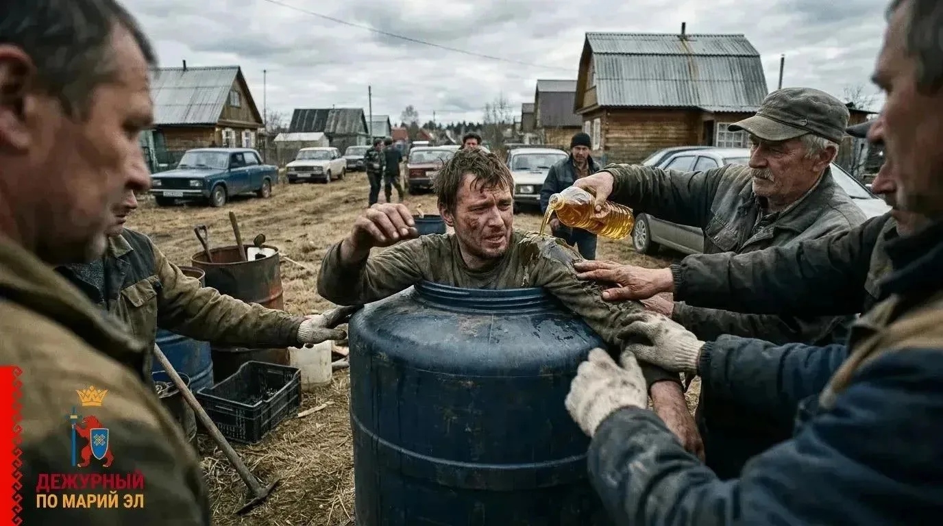 «Решил стать бензином»: Мужик намертво застрял в баке во время пряток
